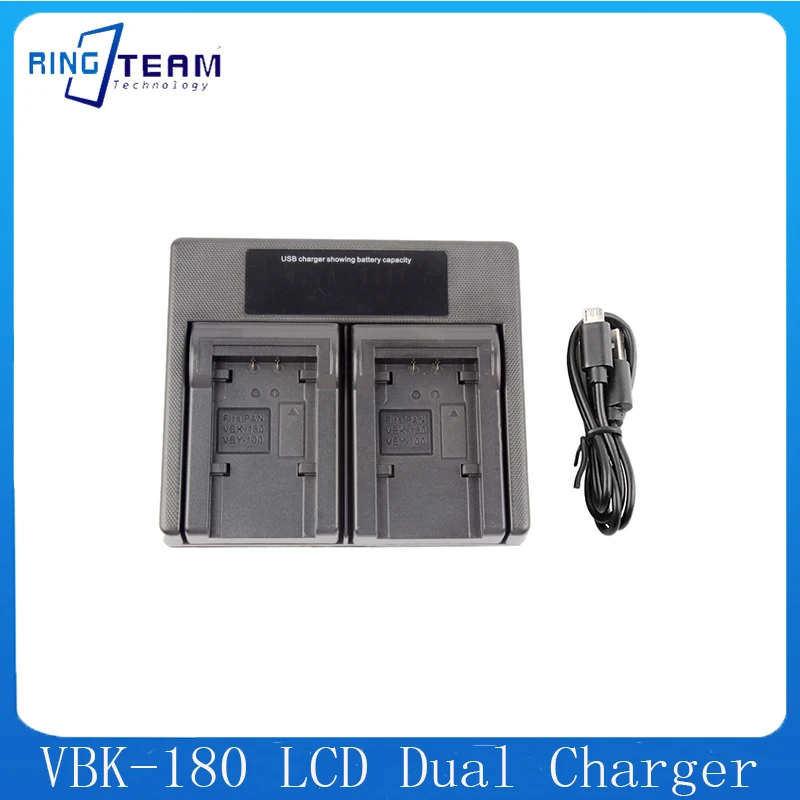 Двойное зарядное устройство с ЖК-дисплеем для фотоаппарата Panasonic