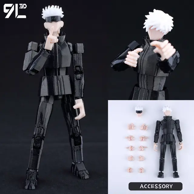 9l3d impresso sorte manequim 13 jujutsu kaisen fushiguro toji