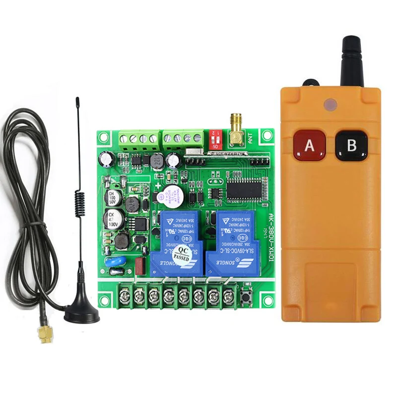 

DC12V 24V 36V 30A H-Power relay RF Wireless Remote Control Switch receiver transmitter Garage door/rolling shutter /gate