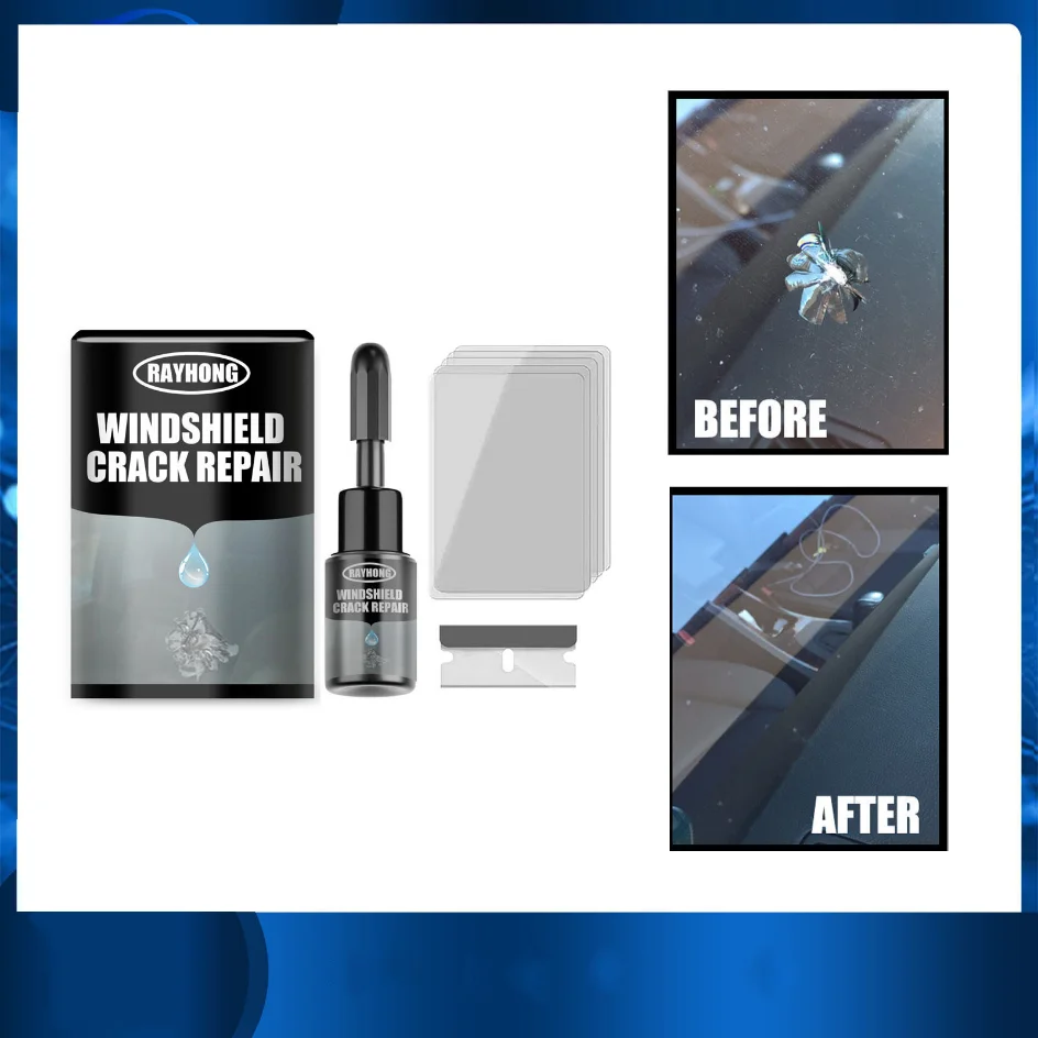 Car Windshield Crack Repair Fluid 20ml Window Repair Kit Liquid Glass for  Car Cracked Glass Repairing Automotive Windshield - AliExpress