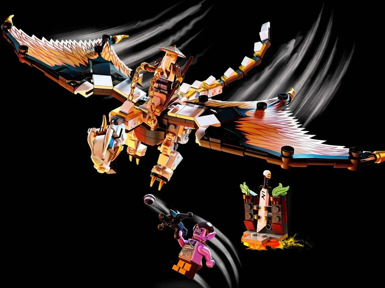 LEGO® NINJAGO® Wu's Battle Dragon (71718) Building Set for Kids