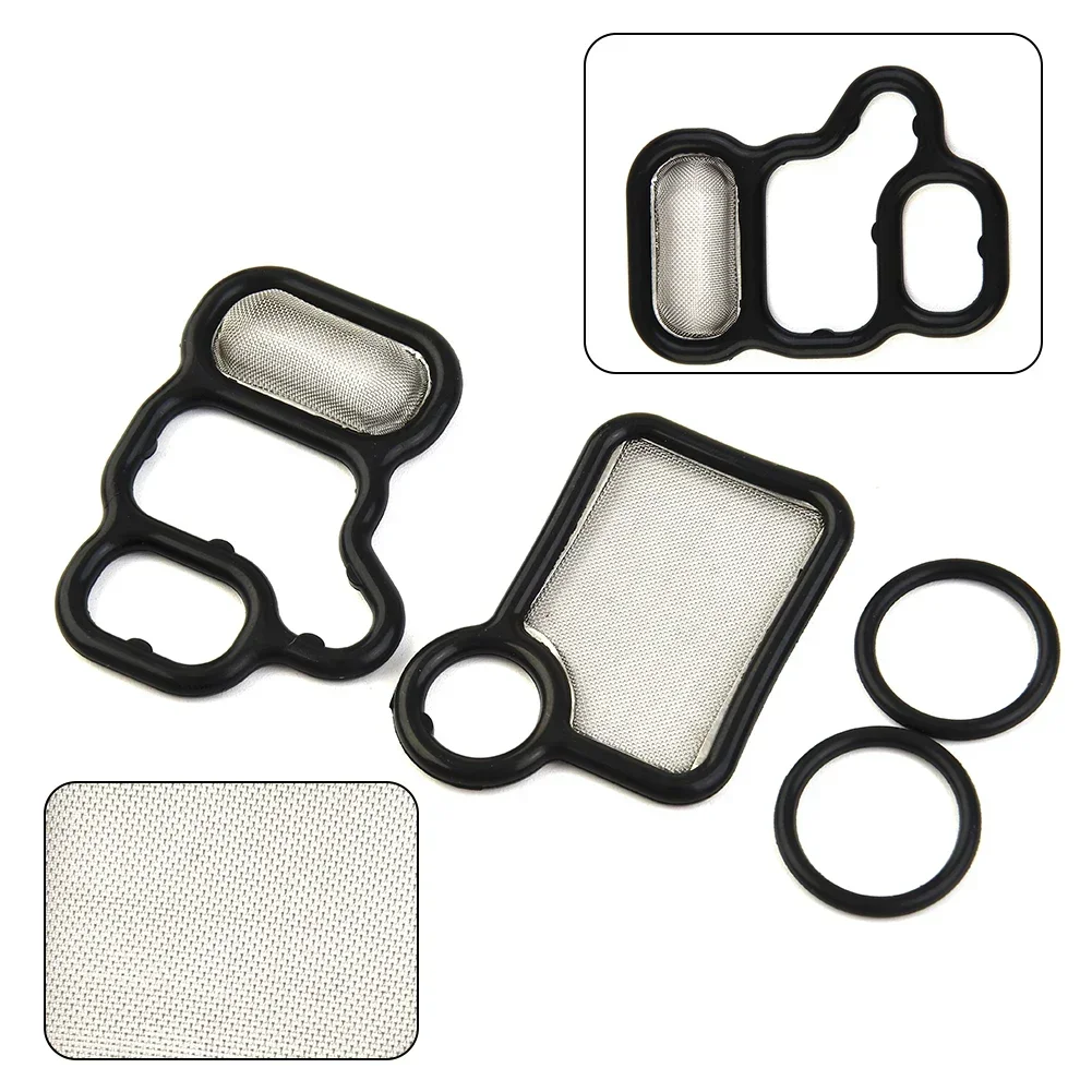 4Pcs/Set VTEC solenoid spool valve gasket kit for 03-07 Motorbike Civic Element 15815-RAA-A02, 91319-PAA-A01, 15845-RAA-A01