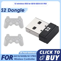 Enhanced Wireless USB Dongle for 4K Game Stick and Gamepad Receiver (2pc S2 receiver)