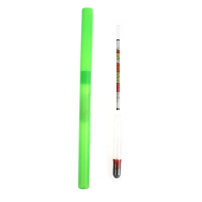 Triple Scale Hydrometer Self Brewed Wine Sugar Meter Alcohol Measuring for Home Brewing Making Beer Wine Mead Ale Craft wine alcohol meter
