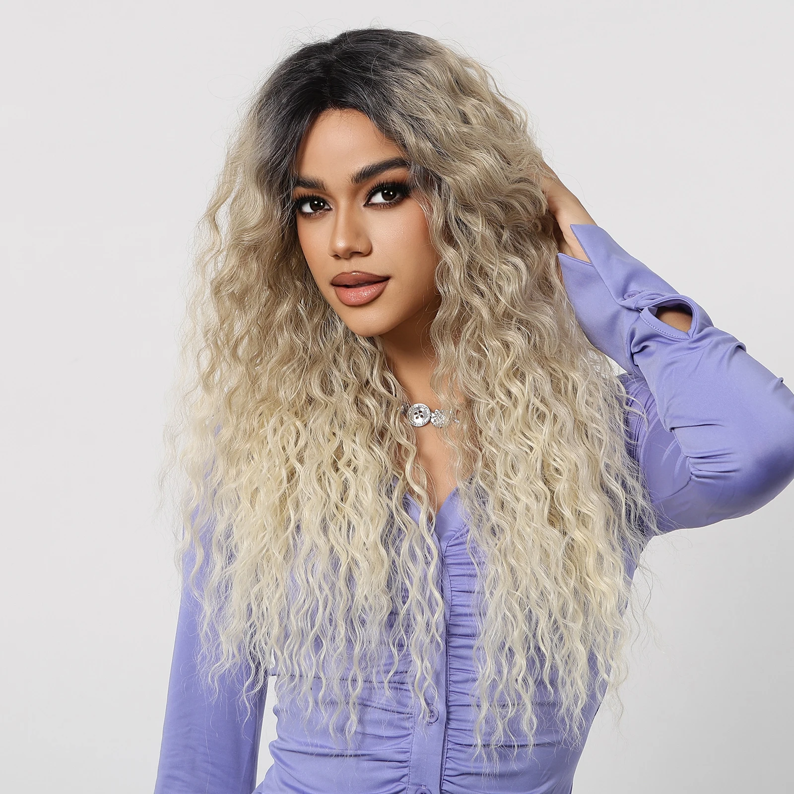 Рисунок 4 - Афро кудрявые вьющиеся синтетические кружевные парики