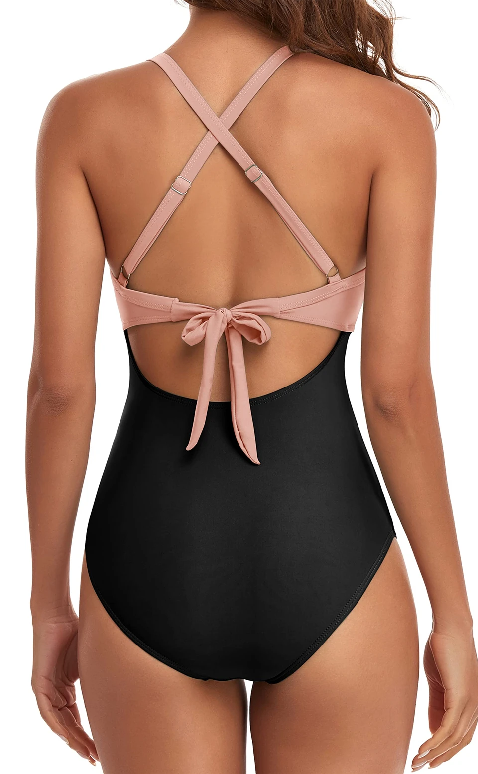 Strappy Hollow Out Swimwear Women 2026 Push Up Swimsuit Female One Piece Swimming Monokini Lady Padded Beachwear Bodysuit Summer