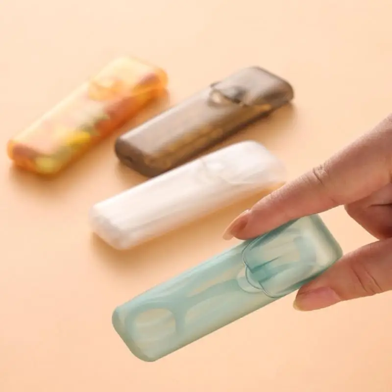 Tragbare transparente Zahnstocher- und Wattestäbchenbox, Mini-Aufbewahrungsbox für Outdoor-Reisen, Küche, Restaurantbedarf. – Detail 3