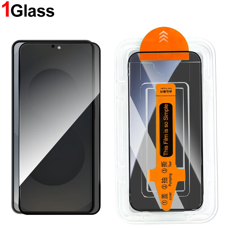 Premium Anti-Spy Tempered Glass Privacy Screen Protector with Easy Installation