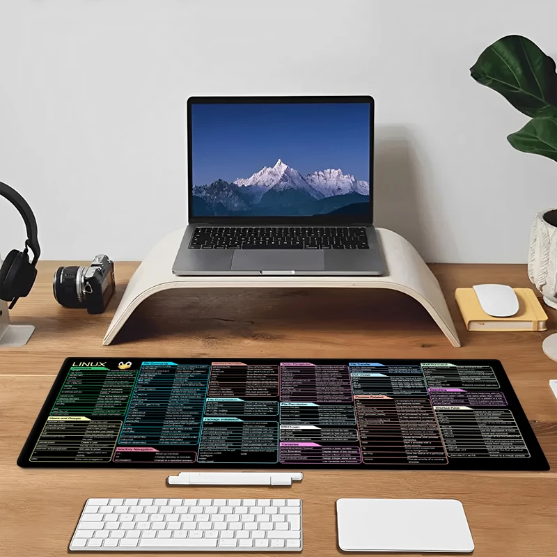 New Linux XXL Commands Line Mouse Pad Large Mousepad Shortcuts for Red Hat Ubuntu OpenSUSE Arch Debian Unix Programmer Desk Mat 5