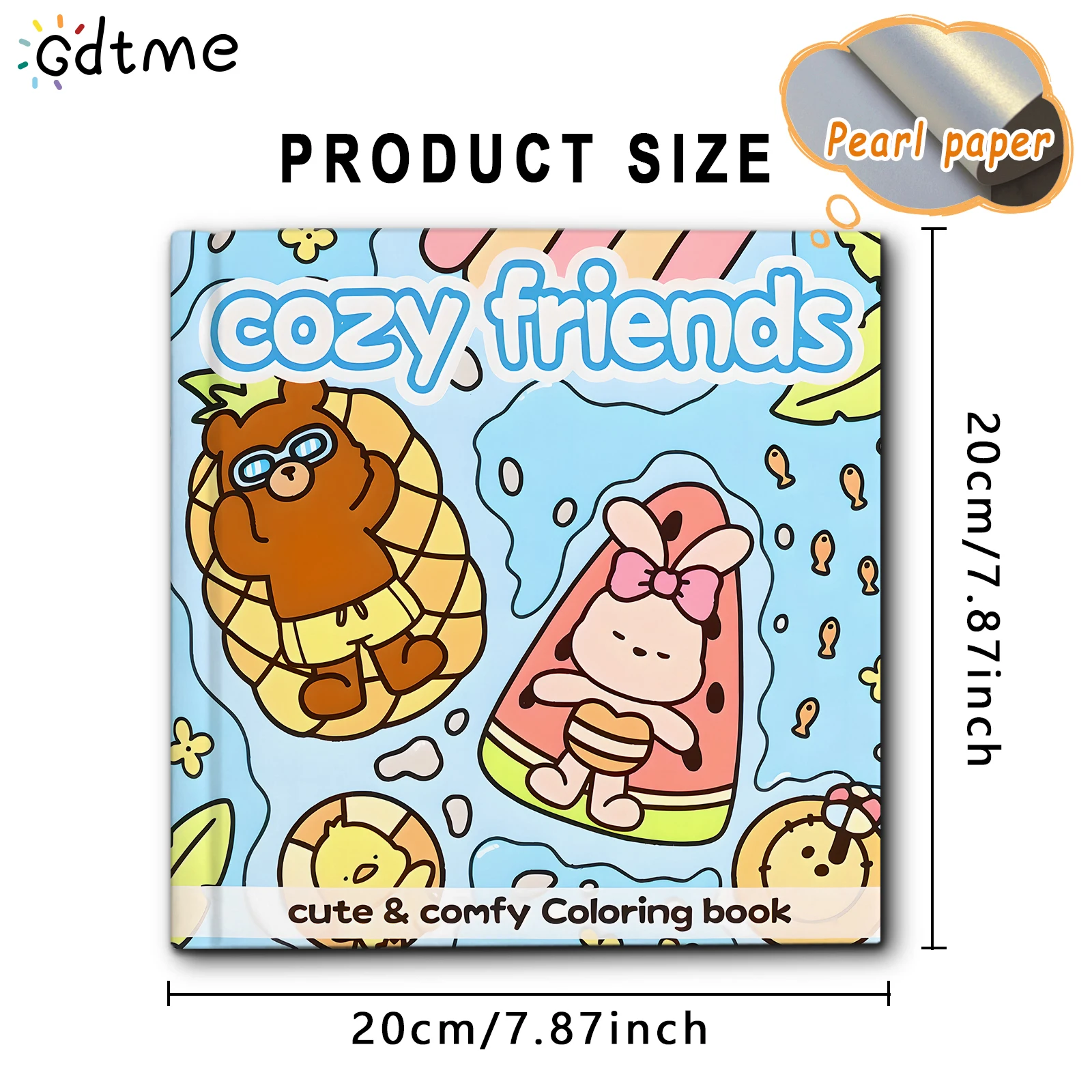 ספר צביעה לחברים נעימים למבוגרים ונוער יצורים מפחידים מקסימים ברגעים נעימים רעיון למתנה מרגיעה