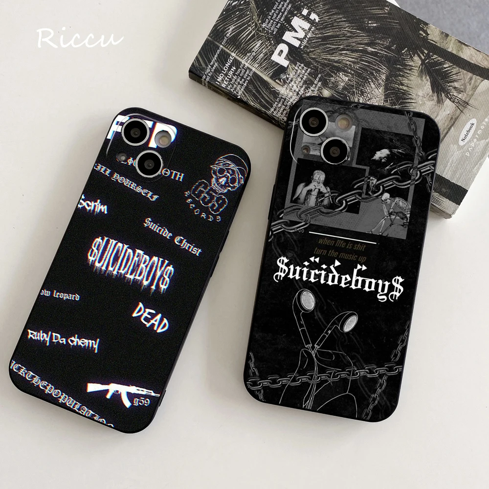 Per Iphone 15 14 $ Uicideboy $ Uicideboy Custodia Morbida Per Iphone 14 11 12Pro 8 7 Plus X 13Pro Max Se2020 Xr Xs Cover
