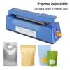 100/200mm Portable Packing Sealing Machine AdjustableHeat Sealing Hand Impulse Sealer  Household Food Packing Tool 3