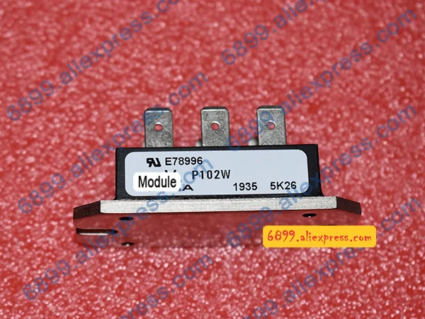 P102W SCR Module HY-BRIDGE Single Phase-SCRs/Diodes 600V 25A 8-PACE-PAK Approximate weight:58g(2.0oz.)