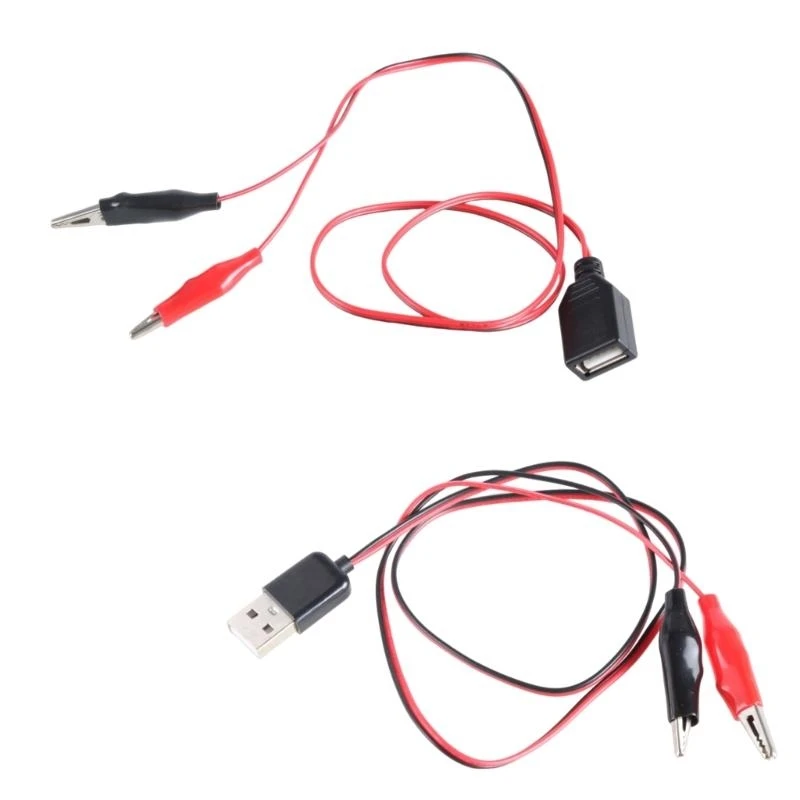 A3PC USB-5-V-Adapterkabel mit Clip-Enden für schnelle Verbindung, einfach zu verwenden für – Detail 9