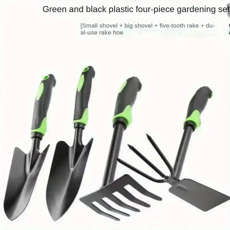 4-Piece Gardening Tools Set-Cast Aluminum Shovel with Hand Shovel with Non-Slip Rubber Grip, Convenient Transplant, Weeding, Digging and Growing Garden Tools & Equipment 5