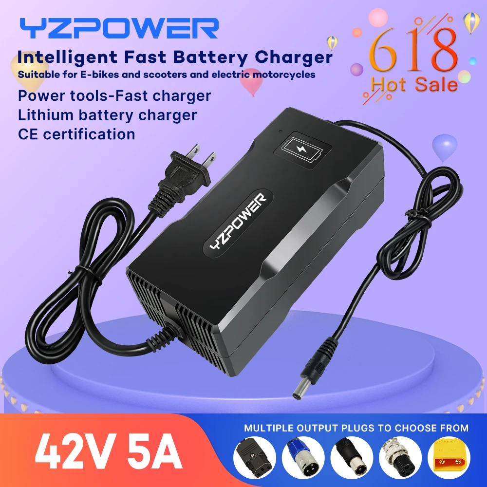 YZPOWER42V5Alithiumbatterycharger10S36Vintelligentcharging