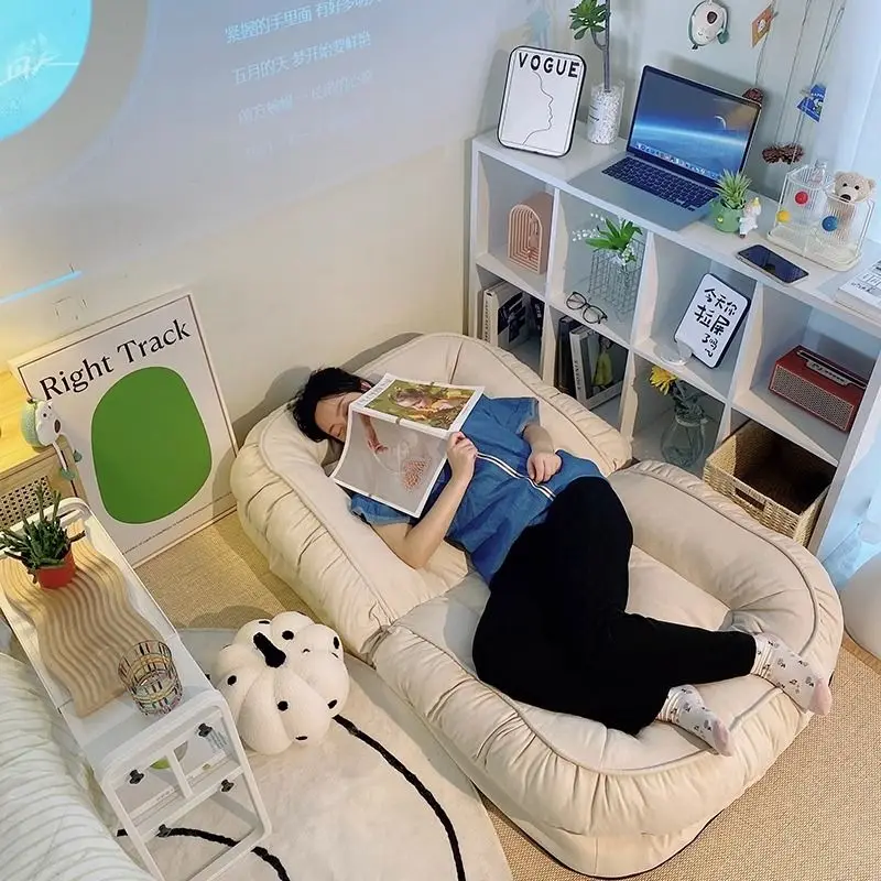 휴먼 강아지 둥지 편안한 소파, 잠잘 수 있는 침실 방, 작은 소파, 발코니 창문 메쉬, 빨간 다다미 의자