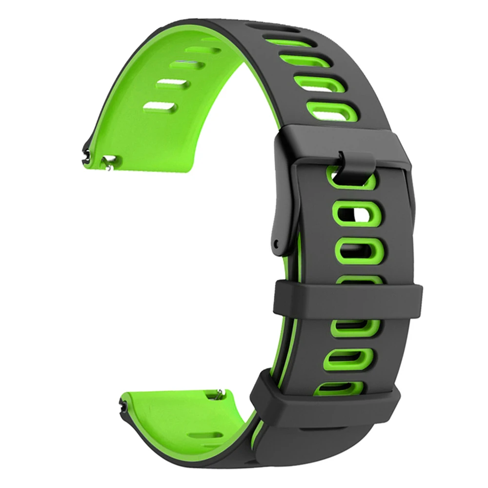 Silicone Sports Strap - 20mm/22mm, Ocean Race Design