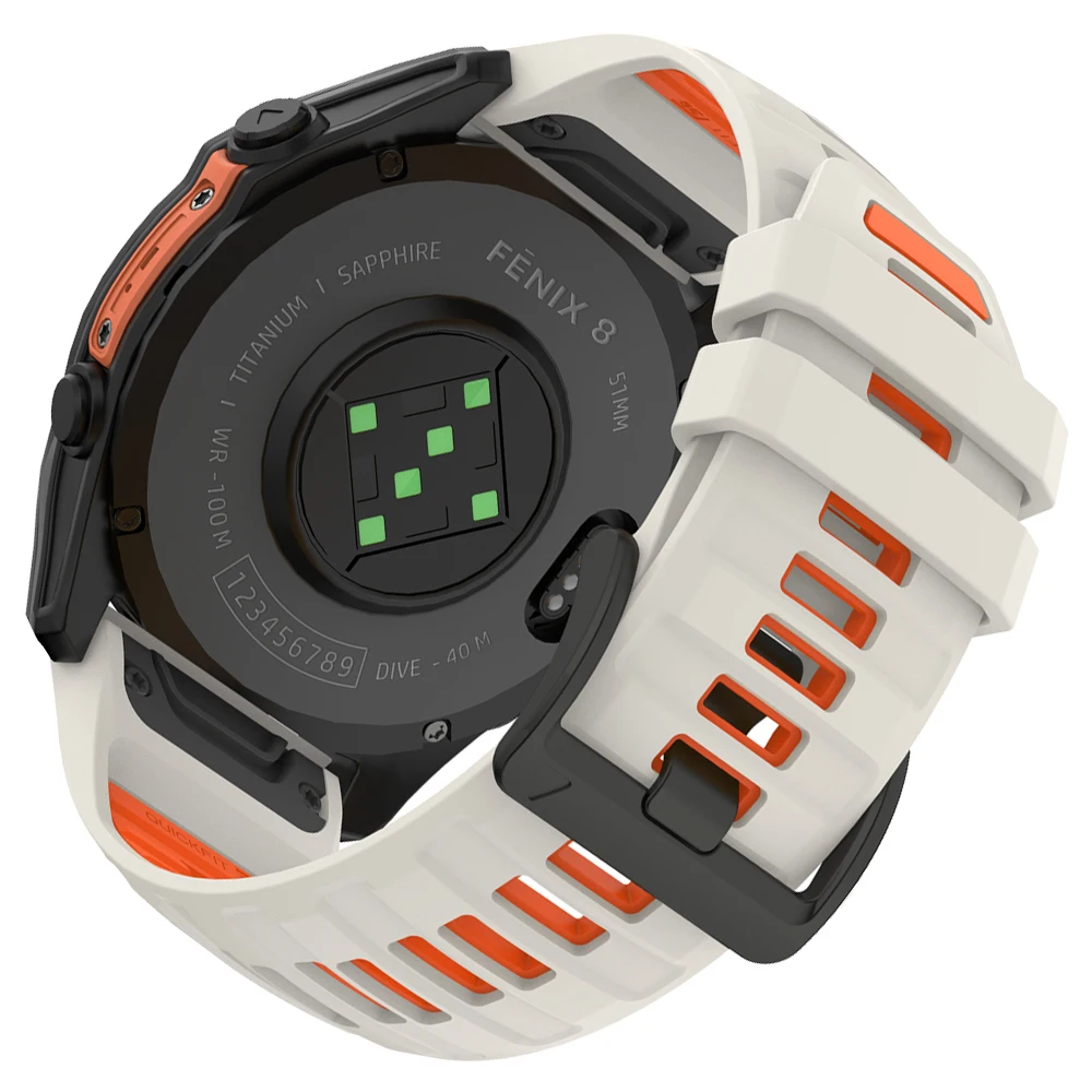 Durable Silicone Sports Watch Band - QuickFit Design