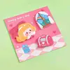 4 Pieces Cartoon Adhesive Cute Kawaii Notes Notepad Memo Pad Office School Supplies Stationery Sticker 4