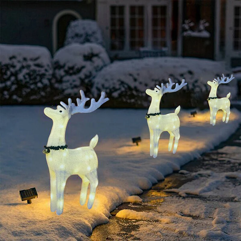 Large Outdoor Deer Christmas Decorations Outdoor Christmas Deer