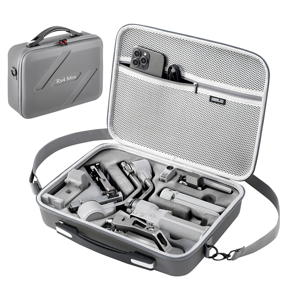 PU Portable Storage Bag Carrying Case For DJI RS4 Mini Splashproof Protective Travel Box Protective Case Stabilizer Accessories