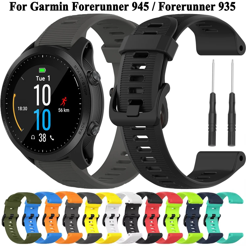 Premium Sports Silicone Strap Replacement with Screwdriver - Universal Fit Watch Band Bracelet