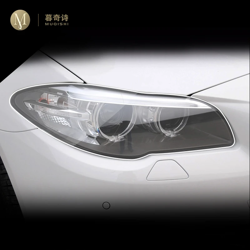 

Для BMW серий 5 F10 F11 2014-2017 украшение для внешней части автомобиля PPF защита фары Защитная пленка для ремонта ТПУ Прозрачная пленка против царапин