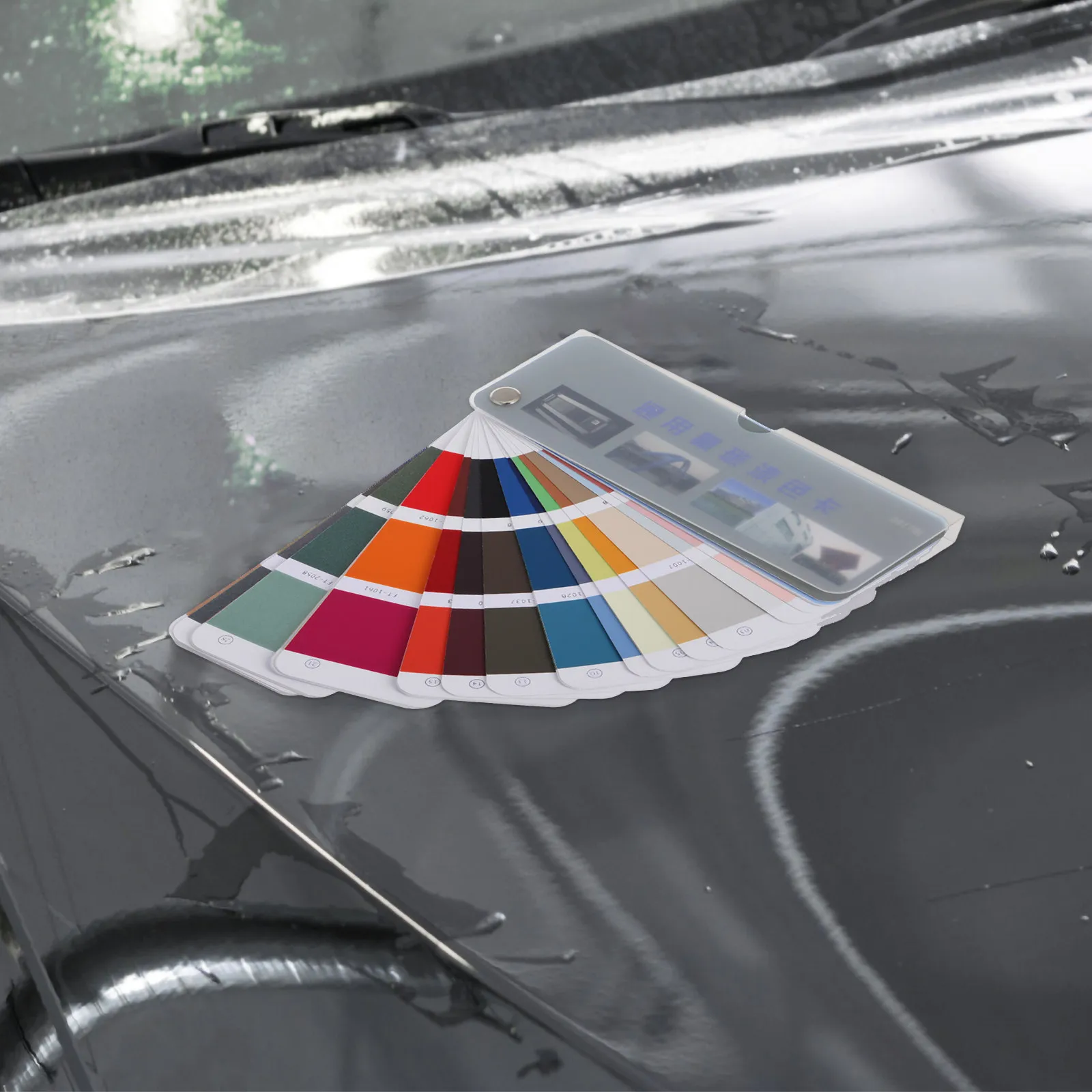 1세트 컬러 카드 페인트 샘플 세트 휴대용 매칭 도구 바닥 오일 수채화 DIY 프로젝트 표준 벌크 칩 팔레트