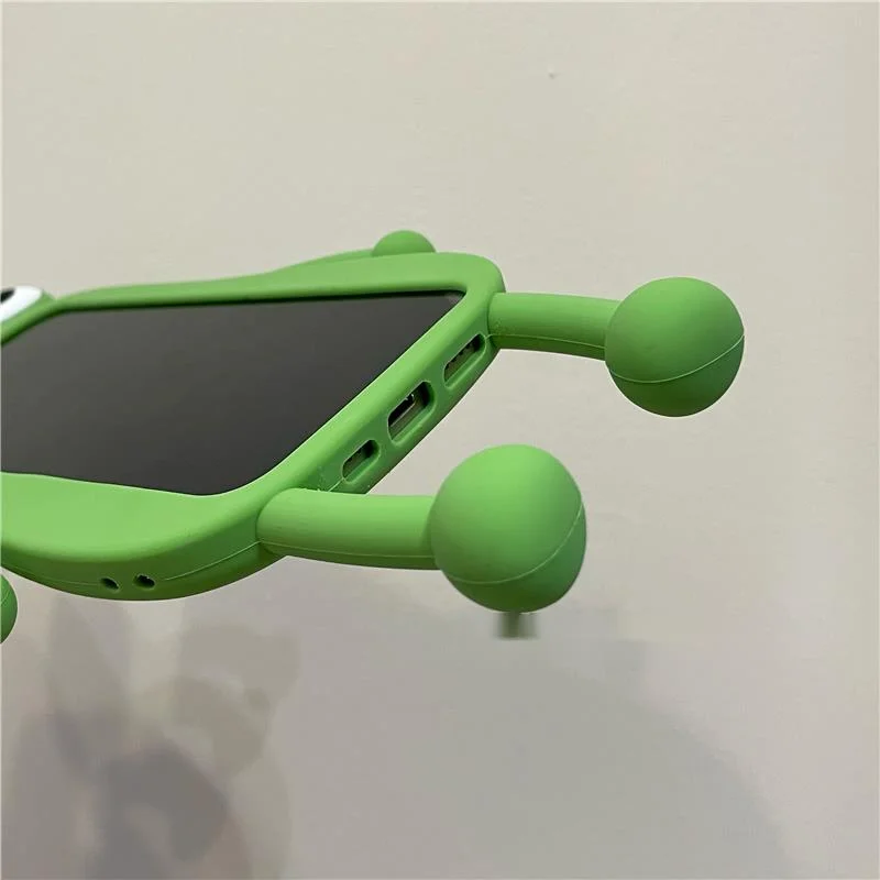 Zhao Lusi's same frog is suitable for iPhone 14 funny 13 Pro Max iphone12 phone case 11 silicone_voghion.com