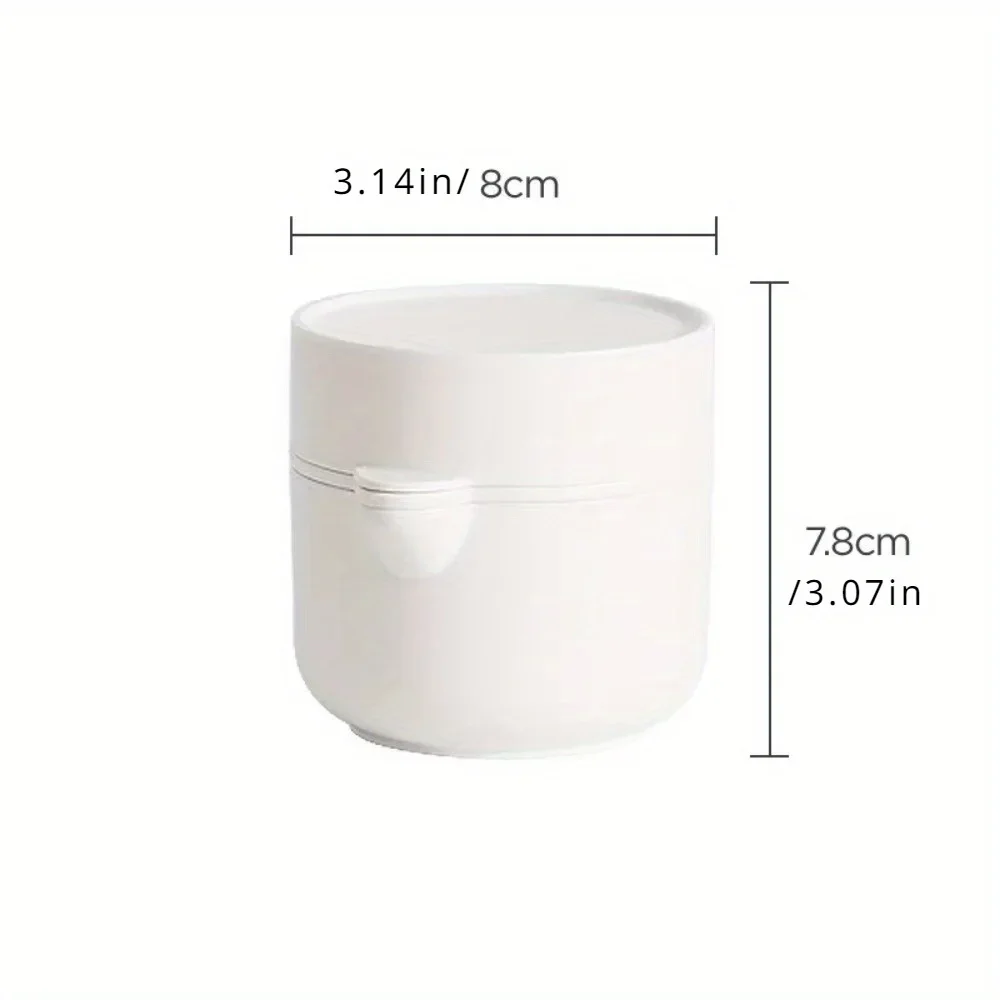 1 Set Portable Travel Kung Fu Tea Set Plastic Disposable Teapot Teacup Organizer Outdoor Portable Teapot (Tea Not Included)