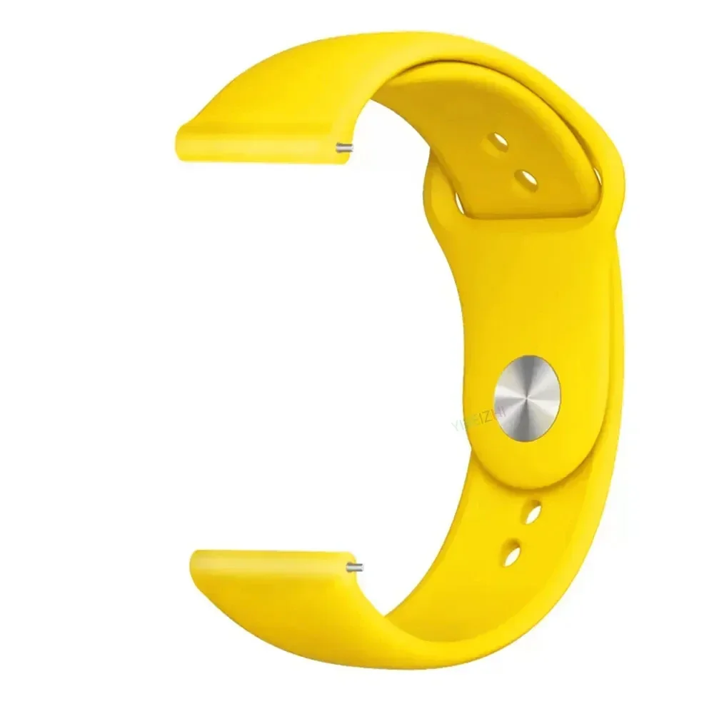 Versatile Silicone Watch Strap - Available in 18mm, 20mm, and 22mm Sizes