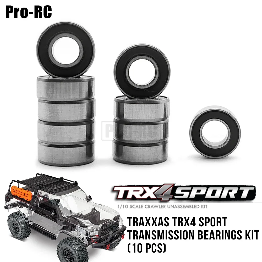 Per Traxxas Trx4 Kit Cuscinetti Trasmissione Sportiva (10 Pezzi) 1/10 Rc Crawler Car Part
