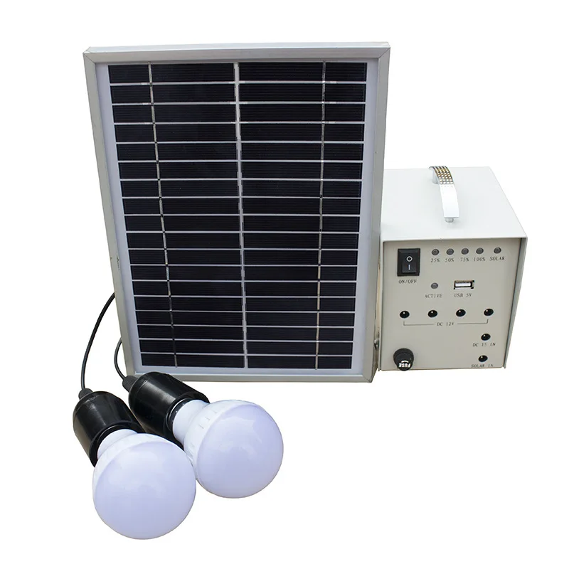 

Portable solar generator home solar power generation Outdoor lighting supply solar panel solar light 12V 40W