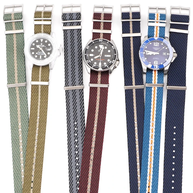 Cinturino In Nylon Per Seiko Prospex Series Longines L2 Rolex Omega Bracciale Sportivo Impermeabile Da Uomo One Pass Con Cinturino 20 22Mm