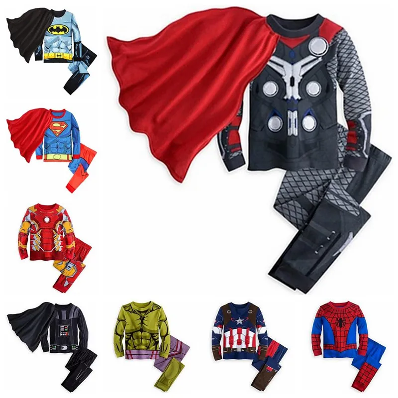 

Baby Boy Coat Sweatshirt Superhero Captain America Sweater Cartoon Top Zipper Hoodie Children's Clothes Toddler Sleepwear