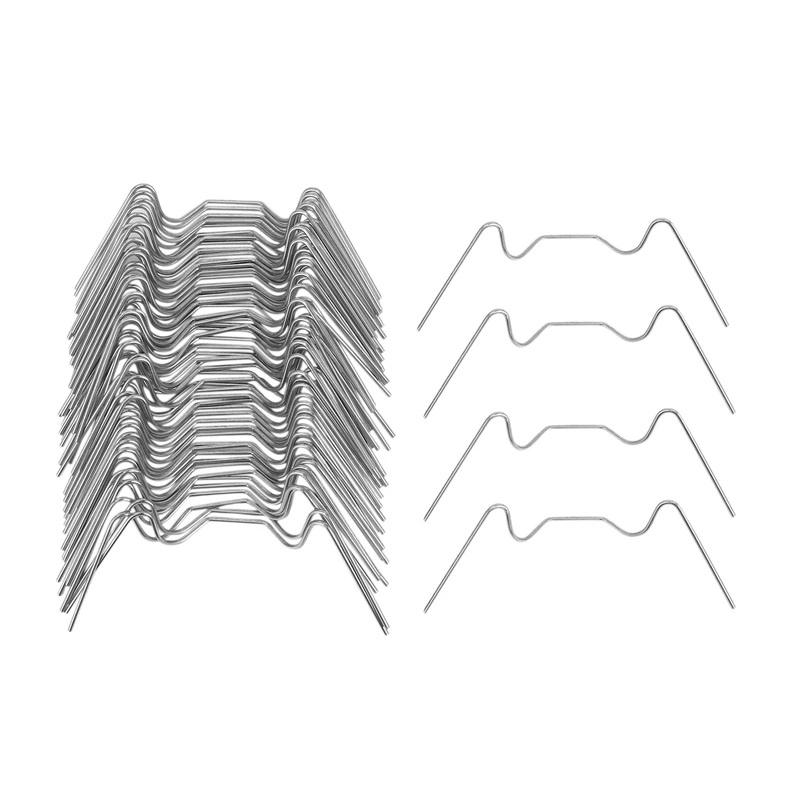 Greenhouse Glazing Clips, Stainless Steel W Type Clips Leaf Spring