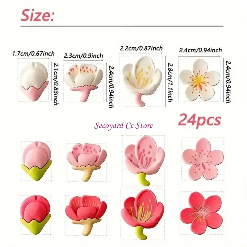 N3UC 장식 푸시 핀 24Pcs 수 지 압정 코르크 공지 보드 사무실 학교 게시판 코르크 보드에 대 한 엄지 압정