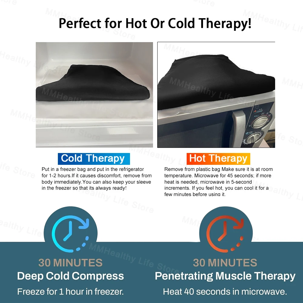 Hot & Cold Compress Therapy Lower Back Ice Belt Adjustable Orthopedic Lumbar Back Brace Support Waist Support Belt  Back Pain