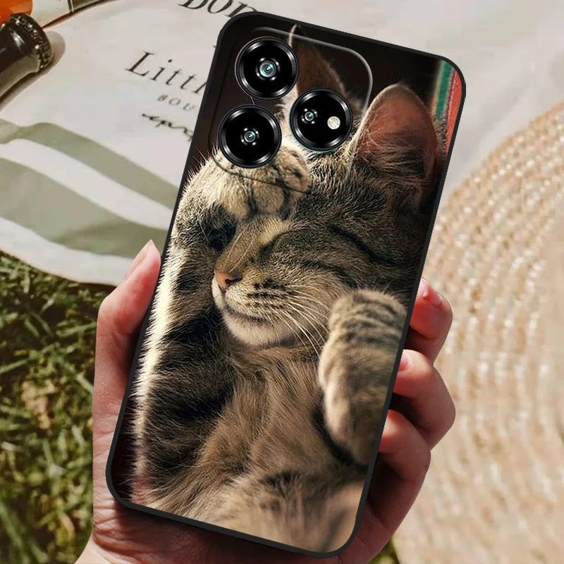 Luxury Painted Silicon Phone Back Cover - Protective Shell Design