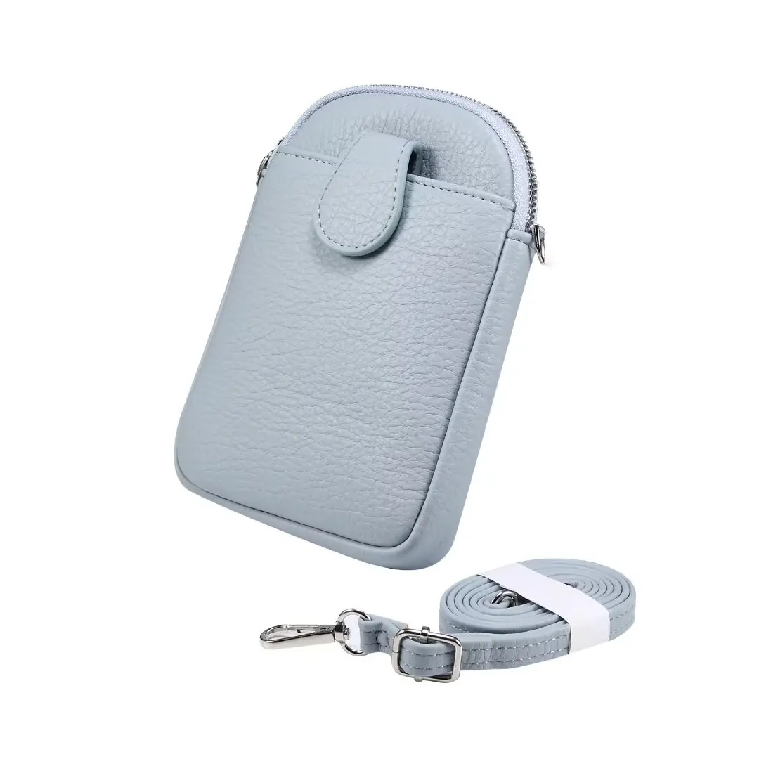 Stylish Mobile Phone Pouch Wallet Bag with Shoulder Strap