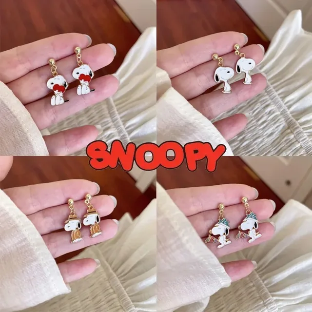 Pendientes de Snoopy