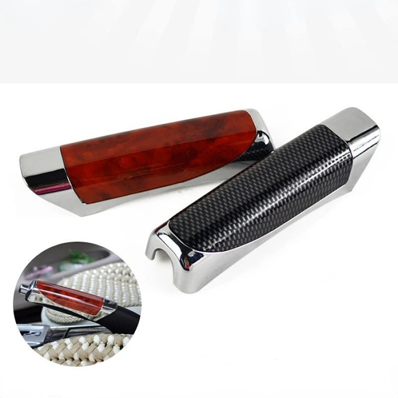 Hand Brake Cover 2/1pcs New Hand Brake Cover Truck Parts Auto Decoration Car Handbrake Sleeve Protective Case Anti-slip Auto Interior Accessories