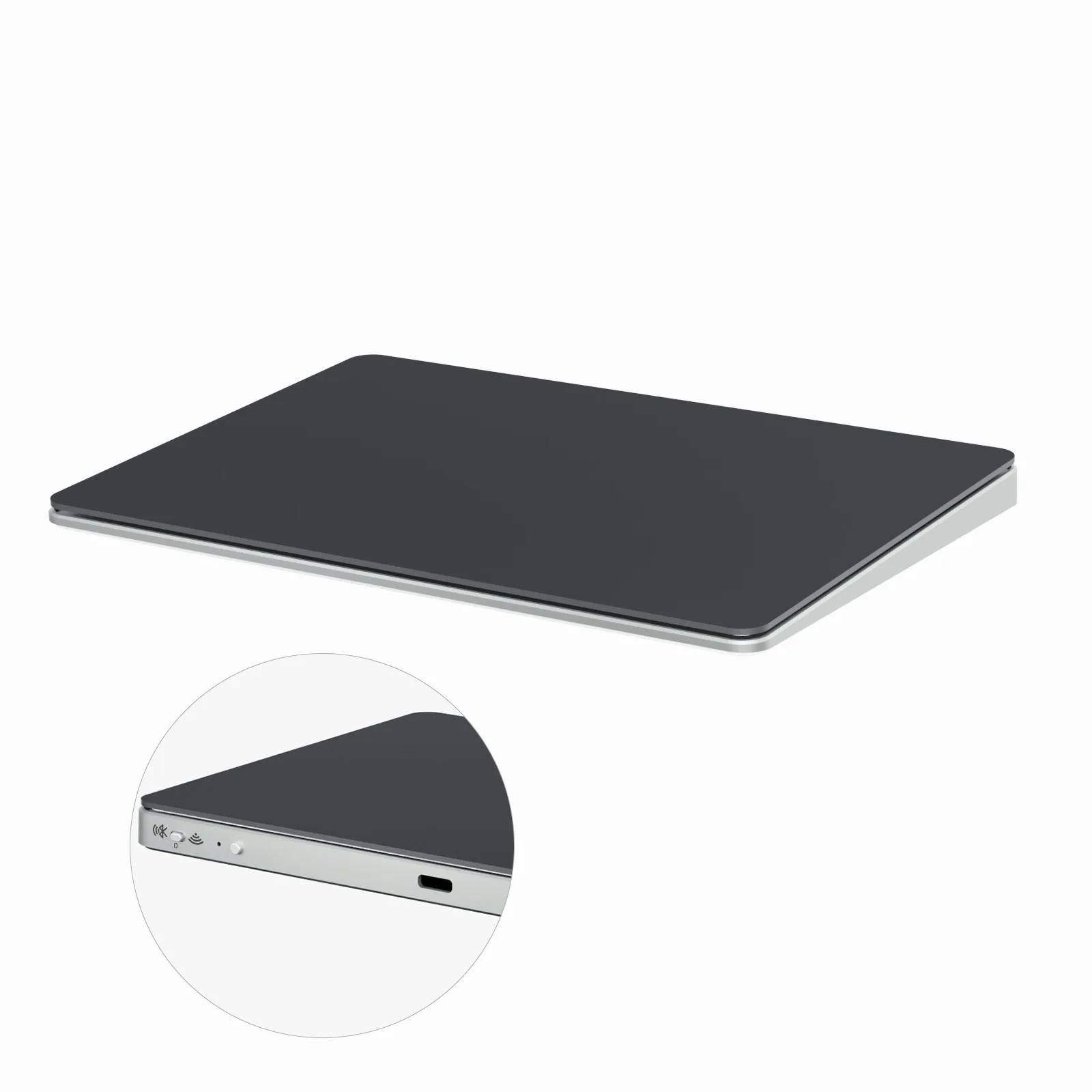 Zexxivop Bluetooth Touchpad Black Multi-function gestures Trackpad Rechargeable Wireless Touchpad for Laptop iPad IOS Mac