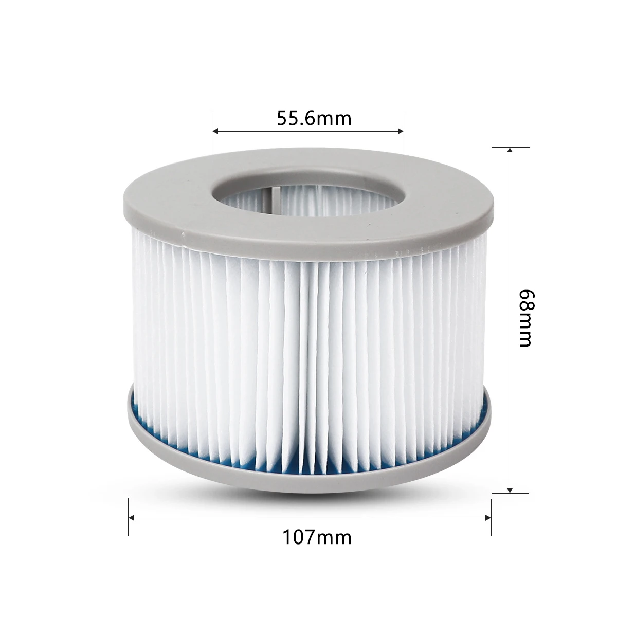 Swimming Pool Accessory Hot Tub Spa Filter 2-8pcs Swimming Pool Filter for MSPA Inflatable Hot Tub Spa Bath Water Filter Cartridge Pump Replacement Kit M-spa Swimming Pool