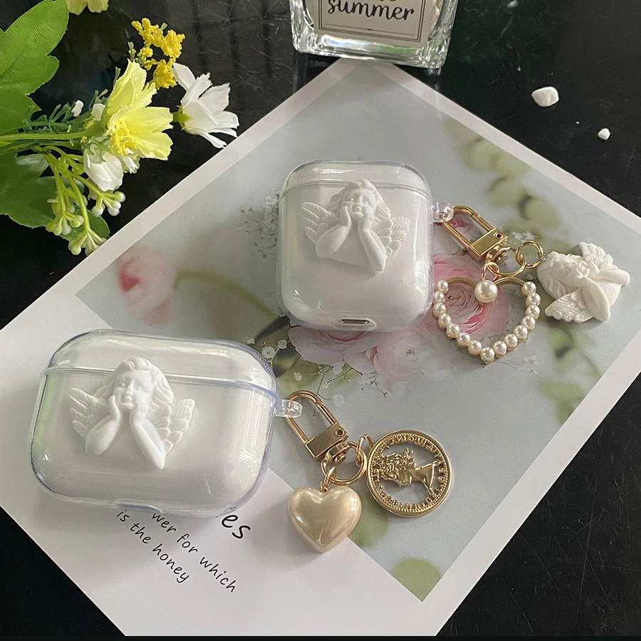 Custodia Lucky Cartoon Per Huawei Freebuds 4I Custodie Cute Freebuds Pro 2 3 4 5I Custodia In Silicone Trasparente Per Auricolari Fundas Freebuds 5I