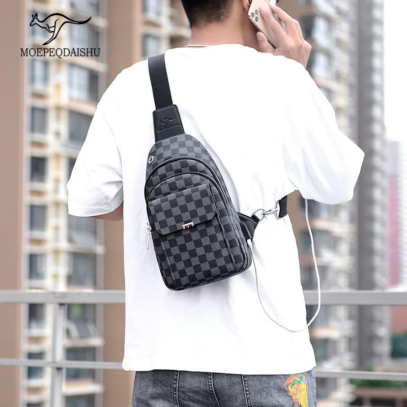 New Style Men's Chest Bag Fashion Trendy Youth Outdoor Casual Shoulder Bag