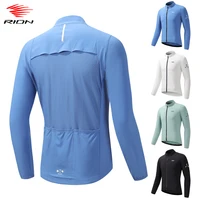 RION Cycling Jacket Men's Windbreaker Bicycle Coat Bike Clothing Pro MTB Jackets Packable Windproof UPF 50+ Lightweight Autumn