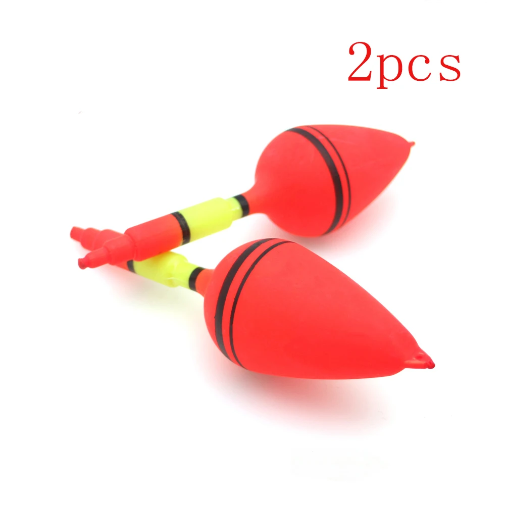 

2pcs Fishing Float Plastic Balls Float Buoy Flutter Remind Fish Bite Hooks Lures Lightstick Fishing Tackle Tools