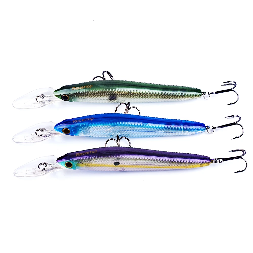 Magnisher Deepwater Minnow harte Köder 14cm Float Sinking Jerkbait Wobbler Angel köder Rassel Kurbel köder Pesca Tackle – Detail 10